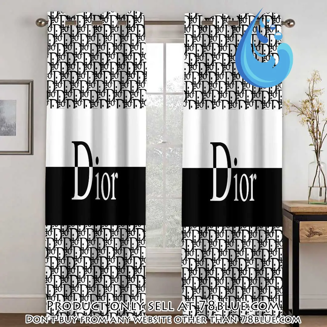 Dior premium window curtains hot  set wc098 78b1147683